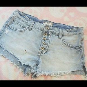 Free People Jean Shorts